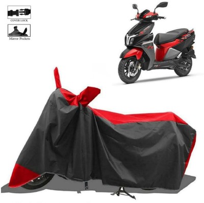 ma collections Waterproof Two Wheeler Cover for TVS(Ntorq 125, Red)