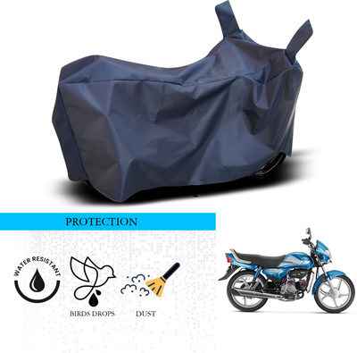 SnehaSales Waterproof Two Wheeler Cover for Hero(CD deluxe, Blue)