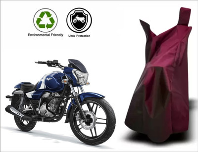 RM Collections Waterproof Two Wheeler Cover for Bajaj(V 150, Maroon)