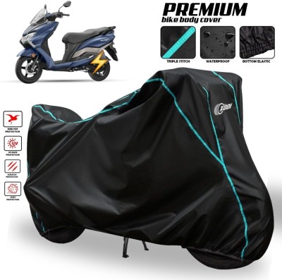 AutoGalaxy Waterproof Two Wheeler Cover for Suzuki(Burgman Electric, Black)