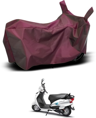 CODOKI Waterproof Two Wheeler Cover for Hero(Duet VX 110CC, Maroon)