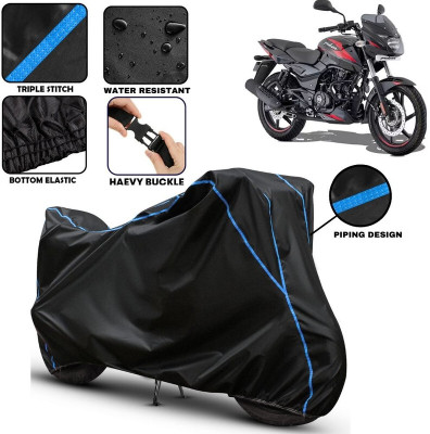 BOTAUTO Waterproof Two Wheeler Cover for Bajaj(Pulsar 150, Black)
