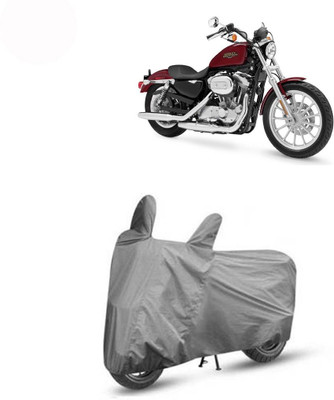 DeepShakshi AUTOMOTIVE Waterproof Two Wheeler Cover for Harley Davidson(XL 883, Grey)