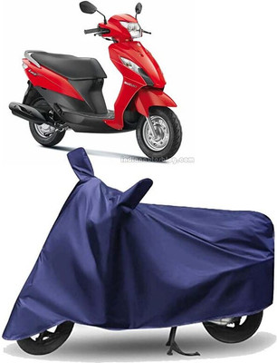 KEDIT Two Wheeler Cover for Suzuki(Let's, Blue)