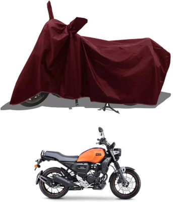 WMIZEXA Waterproof Two Wheeler Cover for Universal For Bike(FZ-X, Maroon)