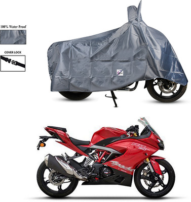 EGAL Waterproof Two Wheeler Cover for TVS(Apache RR 310, Grey)