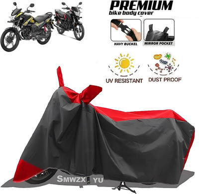 smwzxyu Waterproof Two Wheeler Cover for Honda(SR 125, Red, Black)