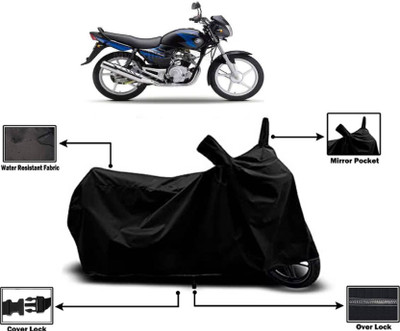 KEDIT Two Wheeler Cover for Yamaha(Alba, Black)