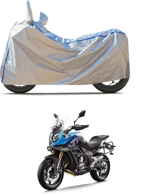 PAGORA Waterproof Two Wheeler Cover for CFMoto(650MT, Silver)
