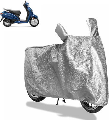 Rhtdm Waterproof Two Wheeler Cover for Honda(Activa 6G, Silver)
