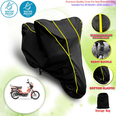 OliverX Waterproof Two Wheeler Cover for TVS(XL 100, Multicolor)
