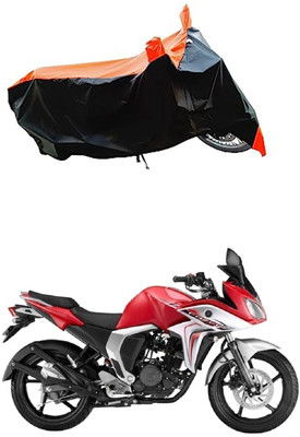 VESMEI Two Wheeler Cover for Yamaha(Fazer-FI BS6, Orange)