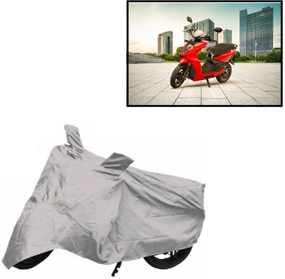 Uniqon Waterproof Two Wheeler Cover for Ather(450 X, Silver)