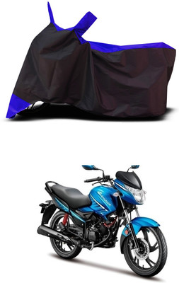 VESMEI Two Wheeler Cover for Hero(Glamour i3s BS6, Blue)
