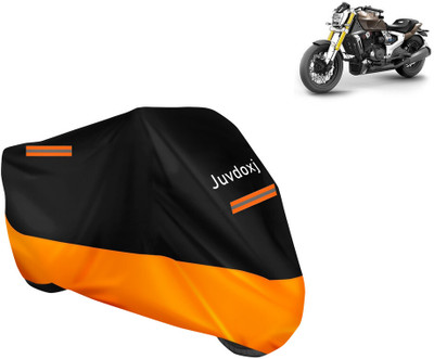 Juvdoxj Waterproof Two Wheeler Cover for TVS(Zeppelin BS6, Orange)