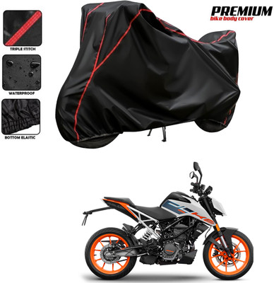 PAGORA Waterproof Two Wheeler Cover for KTM(125 Duke, Black)