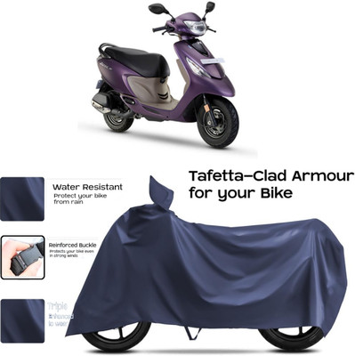 WMIZEXA Two Wheeler Cover for TVS(Zest 110, Blue)