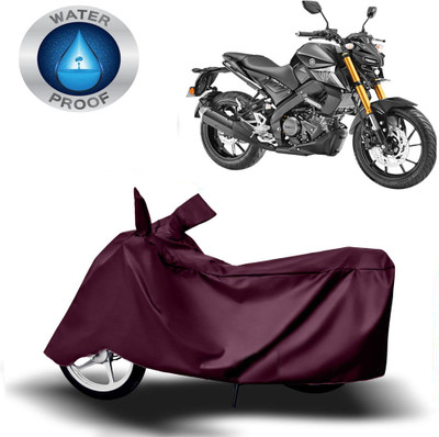 DeepShakshi AUTOMOTIVE Waterproof Two Wheeler Cover for Yamaha(MT 15, Maroon)