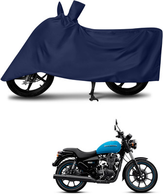 DeepShakshi AUTOMOTIVE Waterproof Two Wheeler Cover for Royal Enfield(Thunderbird 500, Blue)