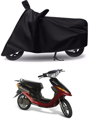 KEDIT Two Wheeler Cover for Indus(Yo Electron, Black)