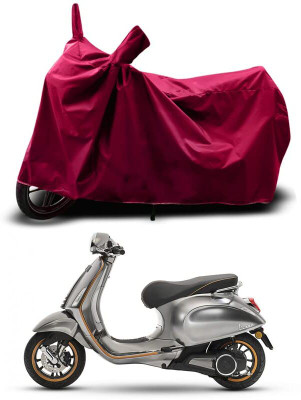 KEDIT Two Wheeler Cover for Universal For Bike(Elettrica, Maroon)