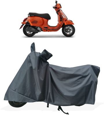 Tricway Two Wheeler Cover for Vespa(GTS Super 300, Grey)