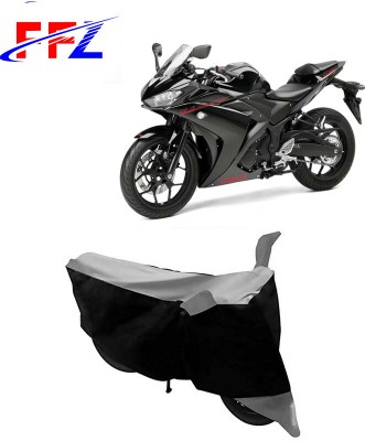 FFZ Waterproof Two Wheeler Cover for Yamaha(YZF R3, Black, Grey)