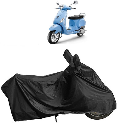 DIGGU Two Wheeler Cover for Piaggio(Vespa VXL, Black)