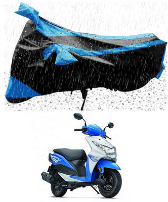 Mdstar Waterproof Two Wheeler Cover for Honda(Dio, Blue, Black)