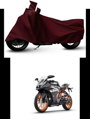 ZEDTEEK Waterproof Two Wheeler Cover for Yamaha(RD 350, Maroon)