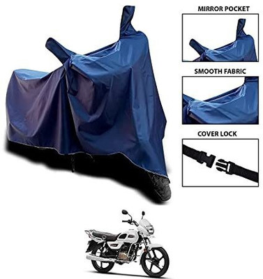 Mdstar Waterproof Two Wheeler Cover for Ampere(Reo Elite, Blue)