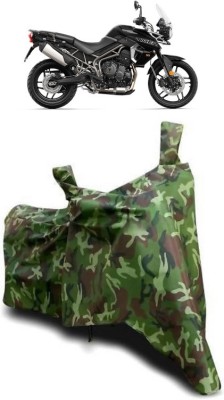 malti Waterproof Two Wheeler Cover for Triumph(Tiger 800 XR, Multicolor)