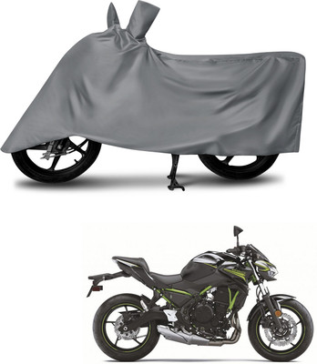 DeepShakshi AUTOMOTIVE Waterproof Two Wheeler Cover for Kawasaki(Z650, Grey)