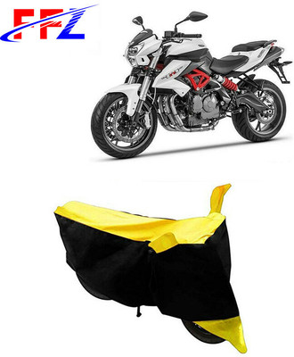 FFZ Waterproof Two Wheeler Cover for Benelli(TNT R, Black, Yellow)
