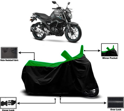 Amexride Two Wheeler Cover for Yamaha(FZ-Fi Version 3.0, Green)