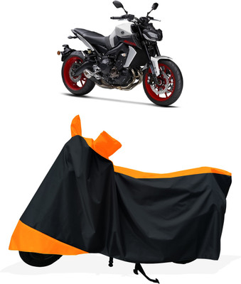 Tricway Two Wheeler Cover for Yamaha(MT 09, Orange)