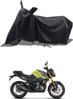 RAQTRO Two Wheeler Cover for Hero(Red, Black)