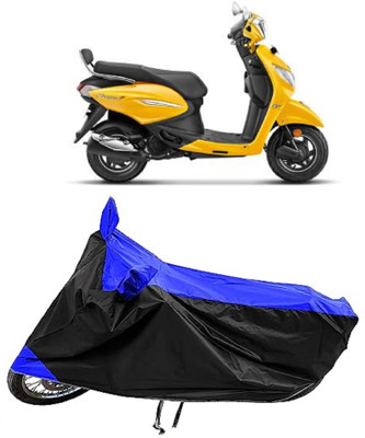 Mdstar Waterproof Two Wheeler Cover for Hero(MotoCorp Pleasure Plus, Blue)