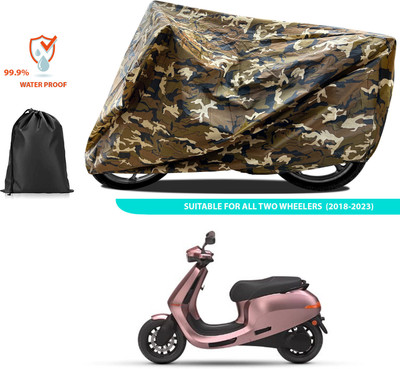 CODOKI Waterproof Two Wheeler Cover for Ola(Yellow)