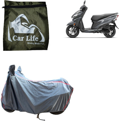 Car Life Two Wheeler Cover for Honda(Grazia, Silver)