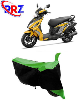 RRZ Waterproof Two Wheeler Cover for Hero(MotoCorp Maestro Edge 125, Black, Green)