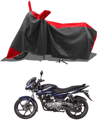 KEDIT Two Wheeler Cover for Bajaj(DTS-i, Red, Black)