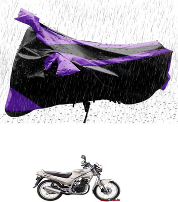 RONISH Waterproof Two Wheeler Cover for Kinetic(GF 125, Purple, Black)