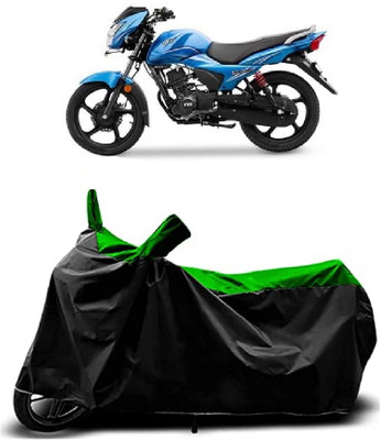 VESMEI Two Wheeler Cover for TVS(Victor New, Green)