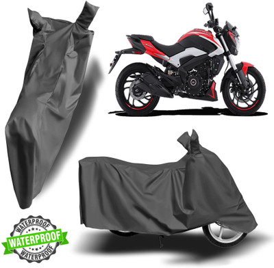 Autoinnovation Waterproof Two Wheeler Cover for Bajaj(Dominar 250, Grey)