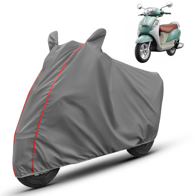 AUTOMOZEXO Waterproof Two Wheeler Cover for Suzuki(Access, Grey)