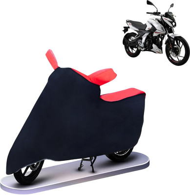 KEDIT Two Wheeler Cover for Bajaj(Pulsar N160, Red, Black)