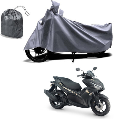 Autoinnovation Waterproof Two Wheeler Cover for Yamaha(Aerox 155 Maxi, Grey)