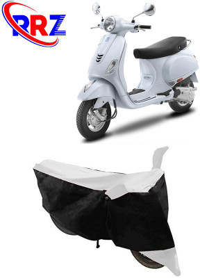 RRZ Waterproof Two Wheeler Cover for Vespa(Vespa LX 125, Black, White)