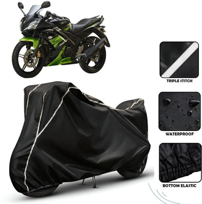 OliverX Waterproof Two Wheeler Cover for Yamaha(R15, Black)